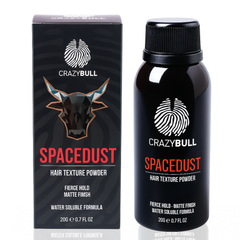 Crazy Bull Space Dust Hair Texture Powder 20g bottle front label
