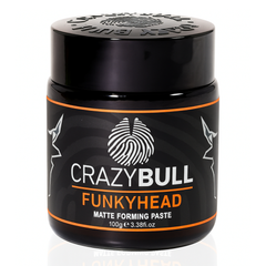 Crazy Bull Funky Head Matte Forming Paste 100g bottle front label